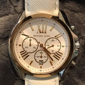 Micheal Kors Watch - White/Gold